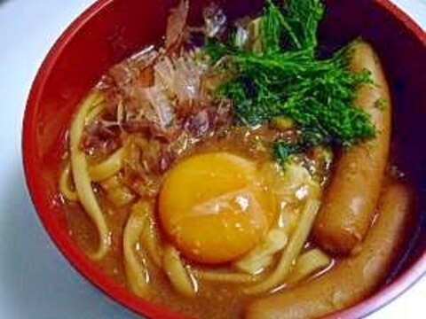 名古屋名物！【残り物のお味噌汁で】味噌煮込みうどん